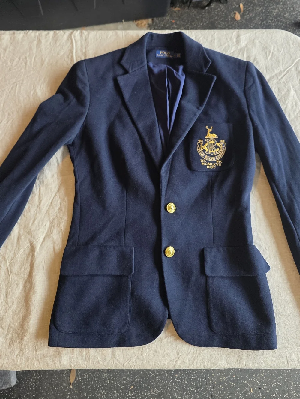 Polo Ralph Lauren Blazer Sz 4 - Picture 2 of 10